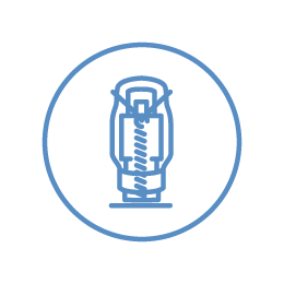 Outline graphic of a power tube