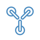 Outline graphic of a flux capacitor