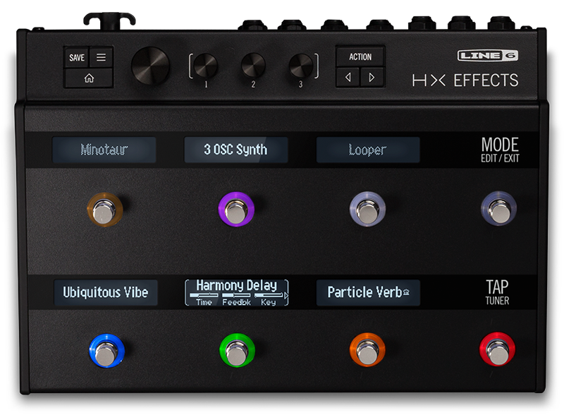 HX Effects top view